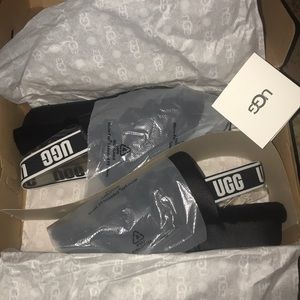 NEW UGG PUFF YEAH SATIN SLIDES